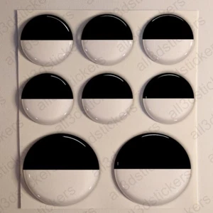 Pegatinas Ferrara Pegatina Bandera Ferrara Resina 3D Vinilo Relieve Italia - Picture 1 of 1