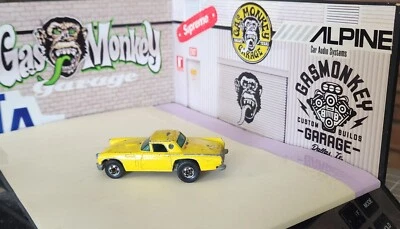 👓Hot Wheels 1978🔥'57 Ford T-BIRD amarillo con agujero de puerto⭐Bs Wh #49 Hong Kong usado #2 Foto 1 de 4