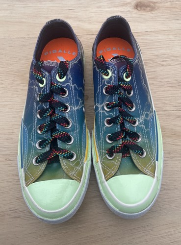 Sneakers stringate CONVERSE PIGALLE Chuck 70 basse tempesta di fulmini uomo blu TAGLIA 4 5