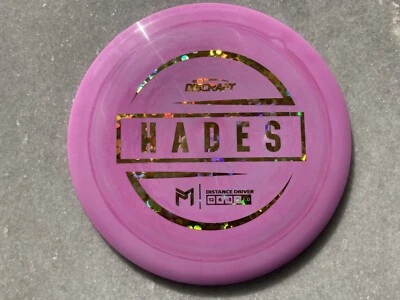 Paul McBeth ESP Hades-Swirly Pink w Gold Holographic Flowers Foil - Image 1 of 4