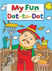 Junior Dot-to-Dot Book - A4 Kids Childrens Large Images Relaxing Travel - Picture 1 of 6