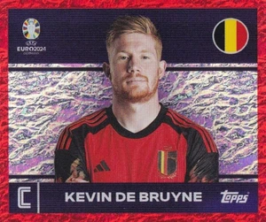 Topps UEFA Euro 2024 Sticker Swiss Edition BEL 2 Kevin De Bruyne Captain Holo - Picture 1 of 1