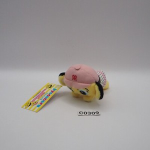Hanshin Tigers baseball team C0309 To Lucky Pyoconoru 3" Plush Toy Doll Japan