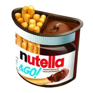 Nutella & Go! Hazelnut Spread with Breadsticks 12 x 48g Snack Packs Grab & Go - Picture 1 of 3