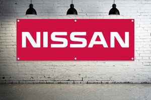 For NISSAN Automobile Brand Exposure Vinyl Banner Sign Car Dealer Mechanic Auto - Picture 1 of 7
