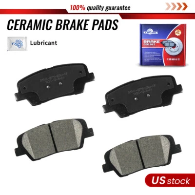 Pastillas de freno traseras de cerámica para Hyundai Santa Fe Sport XL Kia Sorento 2017 2018 Foto 1 de 4