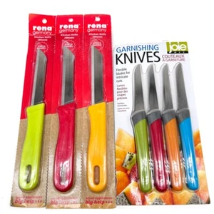 Rena Germany Joie Kitchen and Garnishing Knife Set, Stainless Steel Blades 7 Pcs - Picture 1 of 6