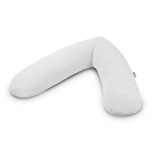 Maternity and nursing pillow - Light Grey (muslin fabric) - Picture 1 of 5
