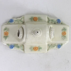 VTG 2-Light Ceramic Flush Mount Ceiling Light 11.25" Wide - Picture 1 of 10