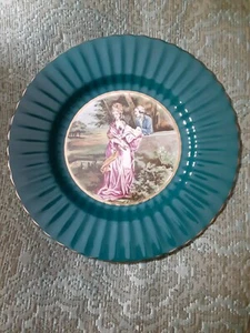 Vintage Royal Victoria Pottery Wade England Collectors Plate England 10 1/2" - Picture 1 of 5