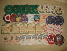 Selection of foreign beer mats.