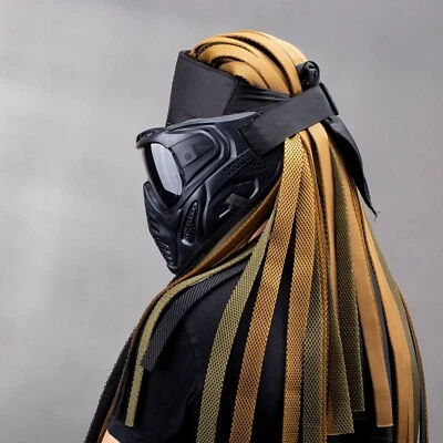 Tactical headgear Dirty braids forehead protection wig Cosplay hat headscarf - Image 1 of 4