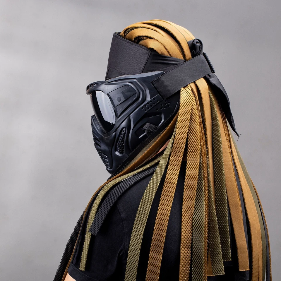 Tactical headgear Dirty braids forehead protection wig Cosplay hat headscarf - Image 1 of 4