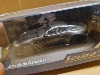 SOLIDO 1/43 - ASTON MARTIN VANTAGE V12 4314102 Gris Metal  - Photo 1/4