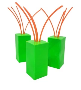 Set of 3 Base Anchor Plugs Baseball Softball Optic Orange Stem Baseplug - Picture 1 of 3