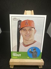 2012 Topps Heritage Mike Trout Rookie RC #207 Angels Future MLB HOF!! Go Angels!
