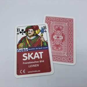 10 Skat Kartenspiele edle Leinen Qualität Französisches Bild, Spielkarten Frobis - Bild 1 von 10