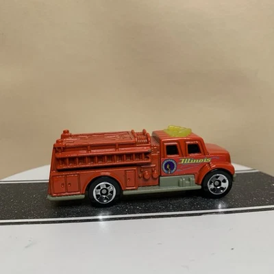 McDonald's Matchbox Across America #3 Illinois International Pumper Fire Truck  - Image 1 of 4