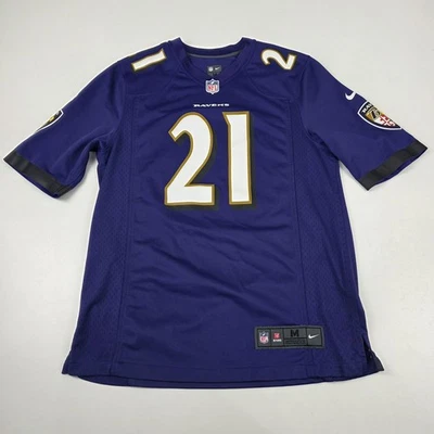 Camiseta de fútbol americano de los Baltimore Ravens para hombre púrpura mediano NFL Mark Ingram II 21 Nike Foto 1 de 4