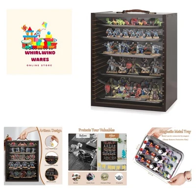 Miniature Display Case Display Cases for Collectibles Miniatures Storage Case... - Image 1 of 4