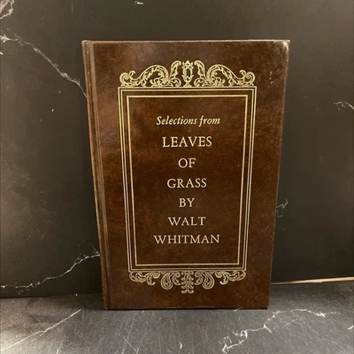 selections from leaves of grass book, by walt whitman, 1961 Hardcover - Image 1 of 3