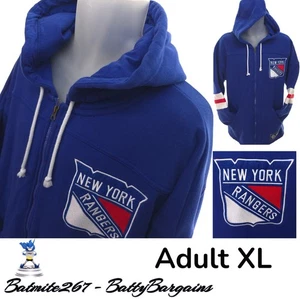 Sudadera con Capucha Azul Hockey XL Adulto Fanatics De Colección New York Rangers NHL - Imagen 1 de 9