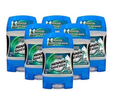 Mennen Speed Stick Avalanche Gel Deodorant Power of Nature Fresh Bulk 6-Pack — 第 1/4 张图片
