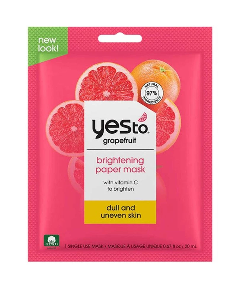 Yes To Grapefruit Vitamin C Paper Mask 20ml - Image 1 of 1