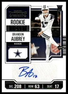 2023 Panini Contenders #275 Brandon Aubrey - Picture 1 of 2