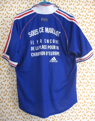 Maillot EQUIPE DE FRANCE Mondial 1998 Vintage Adidas jersey Homme - L - Photo 1/4