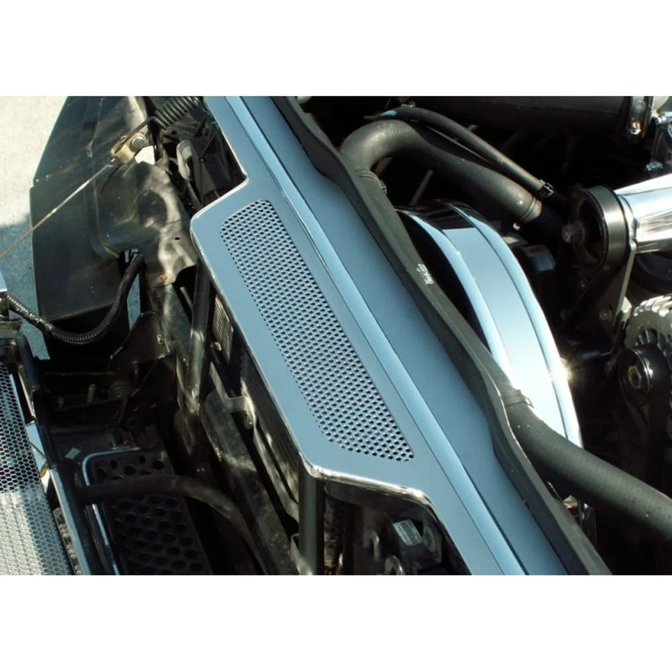 Perforated Stainless Steel Header Plate for 2003-2007 Hummer H2 - Image 1 of 4