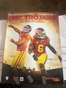 USC TROJANS VS CALIFORNIA NOV. 13 2014 FOOTBALL PROGRAM - Picture 1 of 1