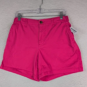 Neu mit Etikett Old Navy High Rise OG Chino Shorts Damen Small Barbie pink - Bild 1 von 8