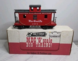 MDC G Scale 4801 Denver Rio Grande Western D&RGW Train Caboose #0578 W/ BOX - Picture 1 of 13