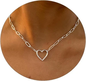 Dainty Gold Necklace for Women 14K Gold Plated Necklaces for Her Delicate - Picture 1 of 9