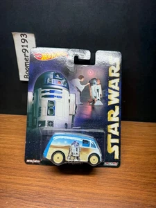 Hot Wheels QUICK D-LIVERY R2-D2 Pop Culture STAR WARS Real Riders HW 1:64 CFP77 - Picture 1 of 4