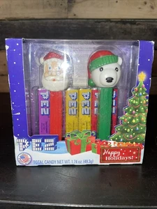 Weihnachten Pez Weihnachtsmann und Eisbär - Bild 1 von 2