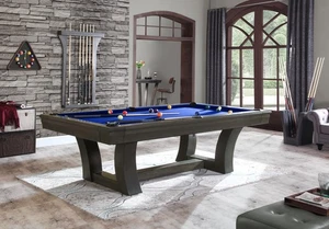 John West Pool Billardtisch Kansas mit Schieferplatte 7ft - Bild 1 von 6