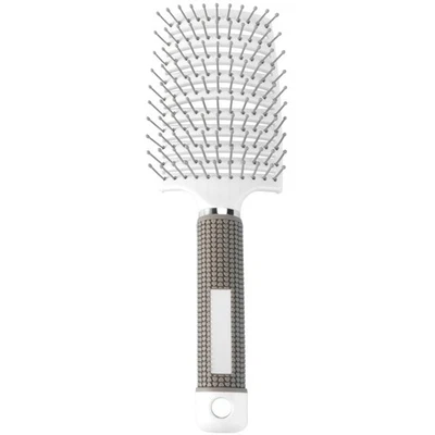 Curved Scalp Massage Comb Plastic Detangling Tool Static-Free Hairbrush - Image 1 of 4