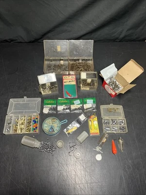 Fishing Supplies Sinkers Reg hooks treble hooks swivels And More Tackle - Image 1 of 4