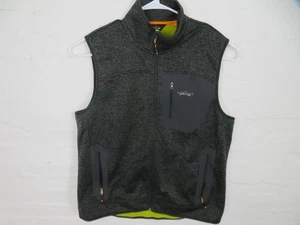 Orvis Trout Bum Vest Mens Large Gray Heather Fleece Full Zip Fishing Outdoors - Picture 1 of 10