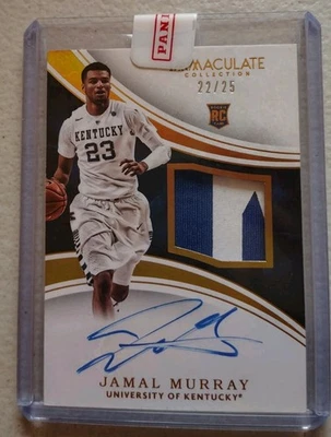Parche RPA automático 16-17 Immaculate Collegiate Jamal Murray 2 colores RC 22/25 pepitas Foto 1 de 4