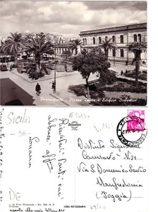 Antike Postkarte - FRANCOFONTE SIRACUSA - PIAZZA DANTE - Bild 1 von 1