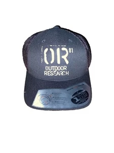 OUTDOOR RESEARCH SOMBRERO DE CAMIONERO NEGRO Gorra de Béisbol Ajustable Flexfit Tech Nuevo - Imagen 1 de 8