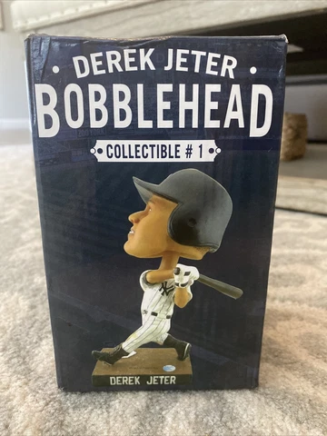 Derek Jeter 2013 New York Yankees Bobblehead Brand New In Box NIB Cover