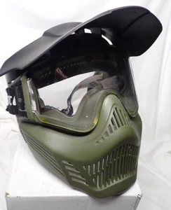 V-Force Grill Paintball Mask - Green with visor - Picture 1 of 6