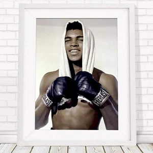 MUHAMMAD ALI - Boxing Poster Picture Print Sizes A5 to A0 **FREE DELIVERY** - Picture 1 of 14
