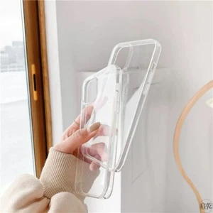 Hannord Clear Phone Case for iPhone14 16 Pro Soft TPU Ultra-thin Back Cover Case - Picture 1 of 2