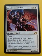 MTG Card. Angelic Skirmisher  Gatecrash Creature Angel - wear to edges