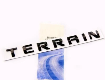 1x Emblema TERRENO Negro OEM se adapta a TERRENO ABS 3D Foto 1 de 2